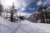 piste fond sur route clausis