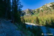 piste forestiere font sancte balcon sur rif bel