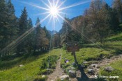 piste forestiere font sancte bifurcation col houerts