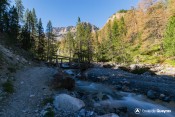 piste forestiere font sancte rif bel arrivee passerelle
