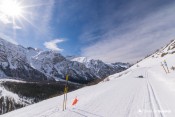 piste loups rail ski fond route clausis cote descente saint veran