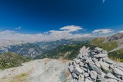 pointe des cretes des chambrettes vue sur arvieux