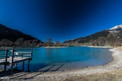 Le ponton du lac d'Eygliers
