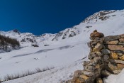 Mur de pierre à l'Eychaillon