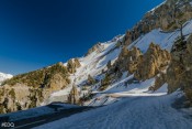 La Casse Déserte sous la neige