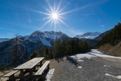 Panorama depuis une des tables, sur le chemin du retour