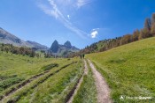 randonneurs sentier col fromage