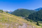 ristolas en contrebas depuis gr58