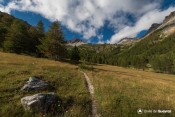 rocher sentier lac souliers