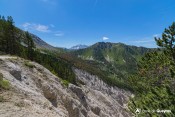 ruine blanche sentier col fromage