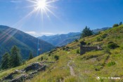 ruines varenc soleil couchant