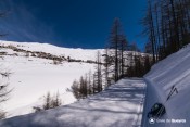 saint veran depuis piste les loups bois moulin