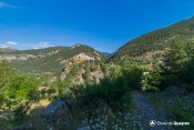 sentier col fromage vue fort queyras