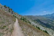 sentier cretes des chambrettes vue sur la combette