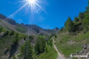 sentier en balcon sous furfande