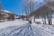Départ de la piste de ski fond Ristolas/Echalp