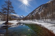 Le plan d'eau de Jalinette, sous le soleil