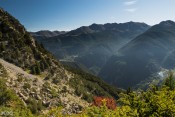 Sous le col de la Lauze : premiers rayons de soleil