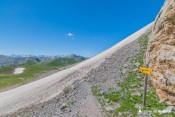 sous le col lauzon vue ecrins