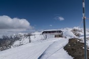Station de Risoul : arrivée du télesiège de Peyrefolle