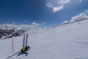 Station de Risoul : vue depuis la piste des Aigles
