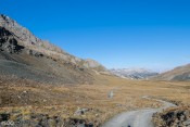Sur la route du lac de la Blanche : vue sur la vallée de Saint-Véran