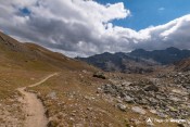 tour tete toillies remontee sous col blanchet vue arriere cote italie