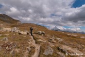 tour tete toillies remontee sous col blanchet vue viso qui se degage