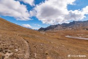 tour tete toillies vallon de longet le col se profile