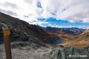 tour tete toillies vue lac de la noire depuis col