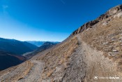 virage sous le col estronques