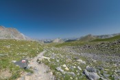 vue cote ceillac depuis sentier girardin gr5