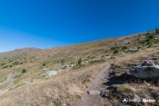 vue degagee sur cretes depuis sentier gr58 cretes peyra plata gilly