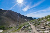 vue globale sentier 9 couleurs depuis col de serenne