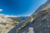vue sur arvieux depuis sentier clot la cime