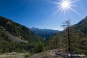 vue sur arvieux sous soleil