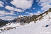vue sur ceillac depuis balcons