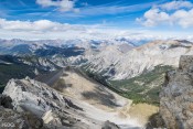Vue sur Cervieres depuis le Pic de Cote Belle