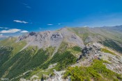 vue sur col fromage et pointe de la selle depuis crete des chambrettes