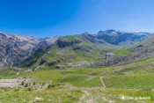 vue sur le sentier sous col coulette