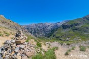 vue sur pas vallon laugier depuis cairn coulette