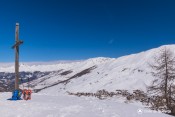 vue sur saint veran molines depuis croix curlet hiver