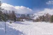 vue sur vars les claux depuis piste noire ecureils