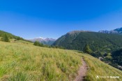 vue sur viso ristolas en contrebas en dessous moussou