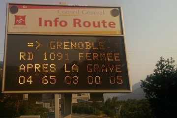 Comment venir dans le Queyras avec une RD1091 Route du Lautaret fermée?