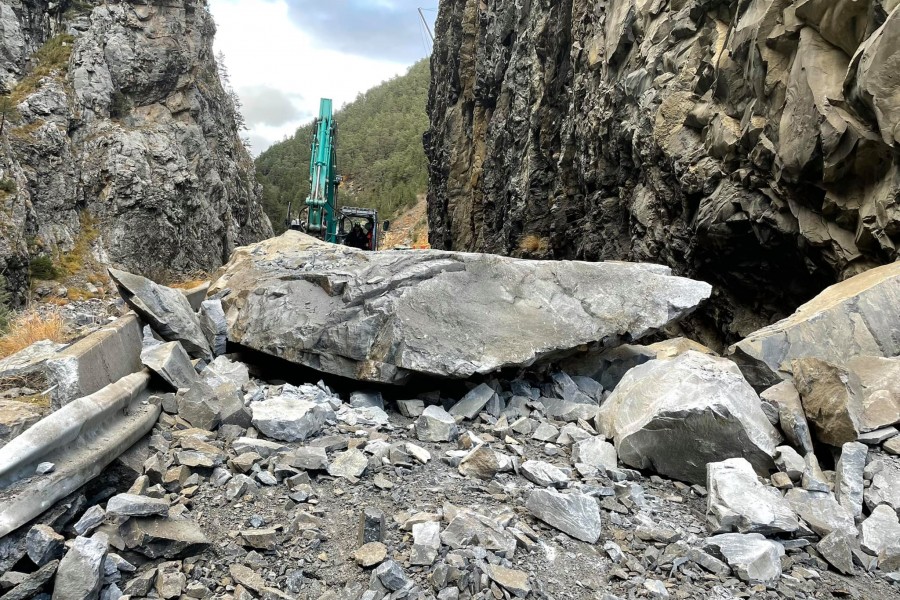 Eboulement Combe du Guil / Les Crèches